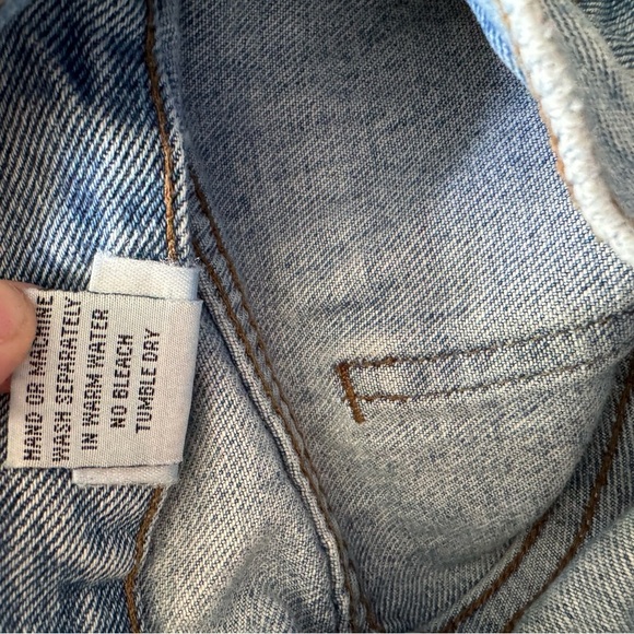 VTG Frederick’s of Hollywood Danger Clothing High Rise Denim Jeans Size 13/14 - Picture 14 of 14